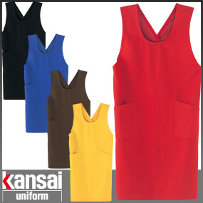 44 kansai uniform SOFT WORK カンサイユニフォームソフトワーク KS-004 ドレスエプロン