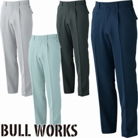 1119 BULL WORKS ワンタックスラックス