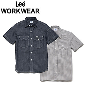 LWS46002 Lee メンズワーク半袖シャツ